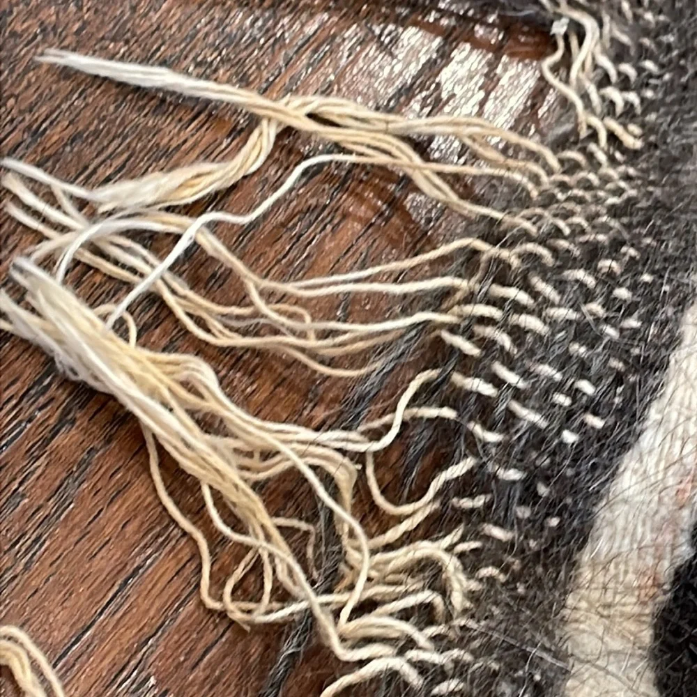 Vintage mohair rug